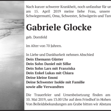 Die Glocke Traueranzeigen Tribute to Your Loved Ones in German Obituaries